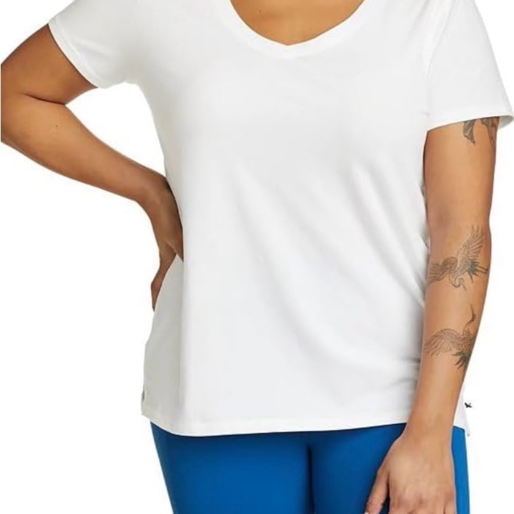 Eddie Bauer Classic White Short Sleeve Tee
